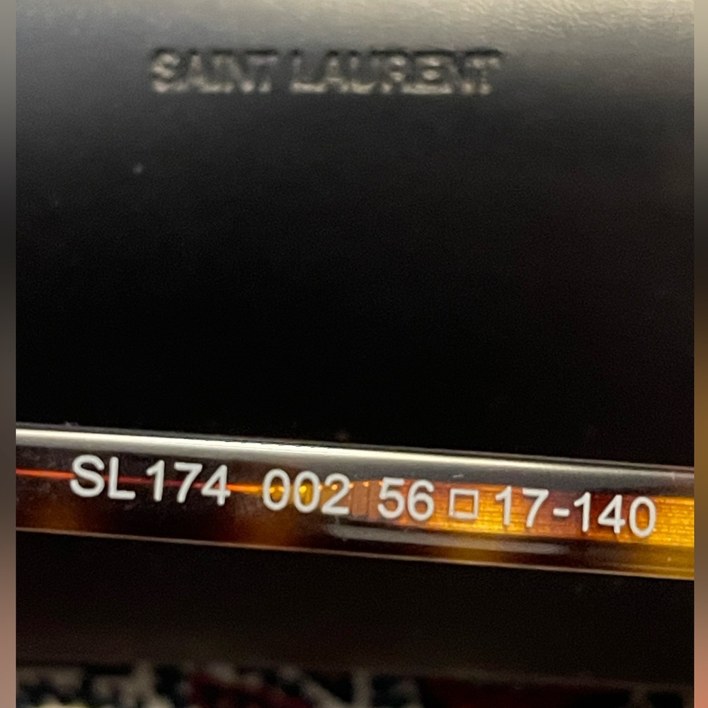 Saint Laurent Tortoise Shell Sunglasses. Euc Come… - image 6